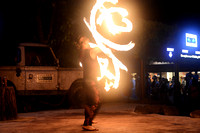 Fire Dancers at the Singapore Zoo
