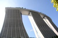 Marina Bay Sands hotel up close
